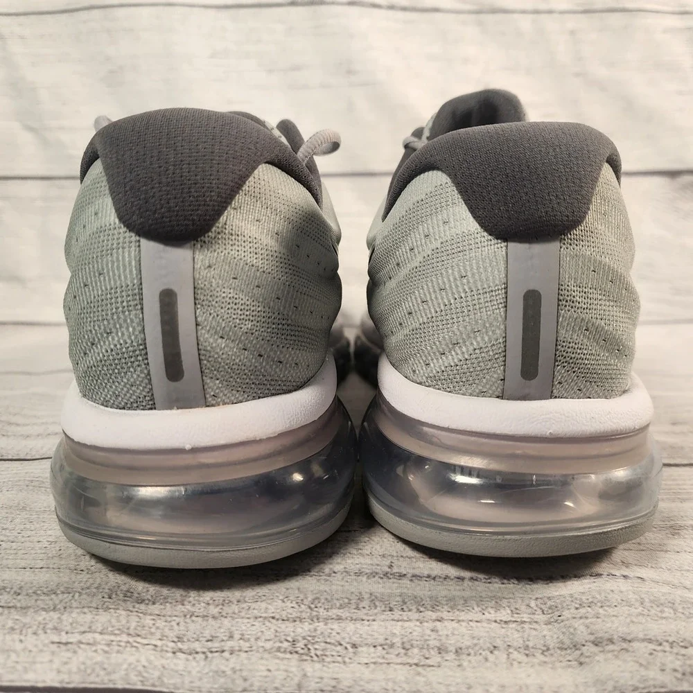 Nike Air Max 2017 Men's Size 11.5 Running Shoes Gray White Black 849559-101